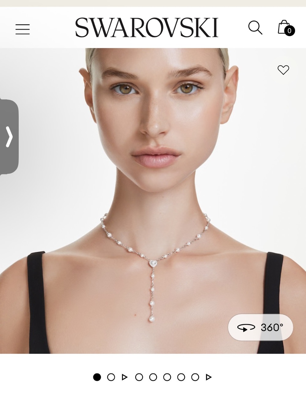 Ariana Grande x Swarovski Y Necklace
